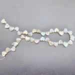13 mm heart shape baroque loose freshwater pearl in strand