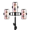 1/4 screw universal phone holder for live streaming clip on tripod ring light other mobile phone accessories stand bracket