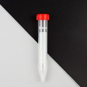 15mL plastic Conical Centrifuge Tube with foam holder for Laboratory Consumables