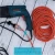 Import 16AWG Power Outdoor Extension Cord with Light  Bright Orange Extension Cord  50 Feet from China