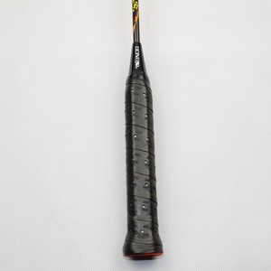 1K Woven + M40 Nano Graphite badminton racket with metallic colors water decal design