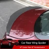 1Pcs Real Carbon Fiber Car Rear Trunk Spoiler Wing Lip Bumper Exterior Decoration Accessories For Alfa Romeo Giulia