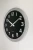 Import 20 Inch Minimalist Silver Frame Modern Black Dial Silent Ultra Thin Wall Clock from China