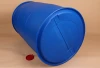 200L Plastic Drum Blue HDPE Chemical Sealed Oil Molding Double Lid Plastic drum