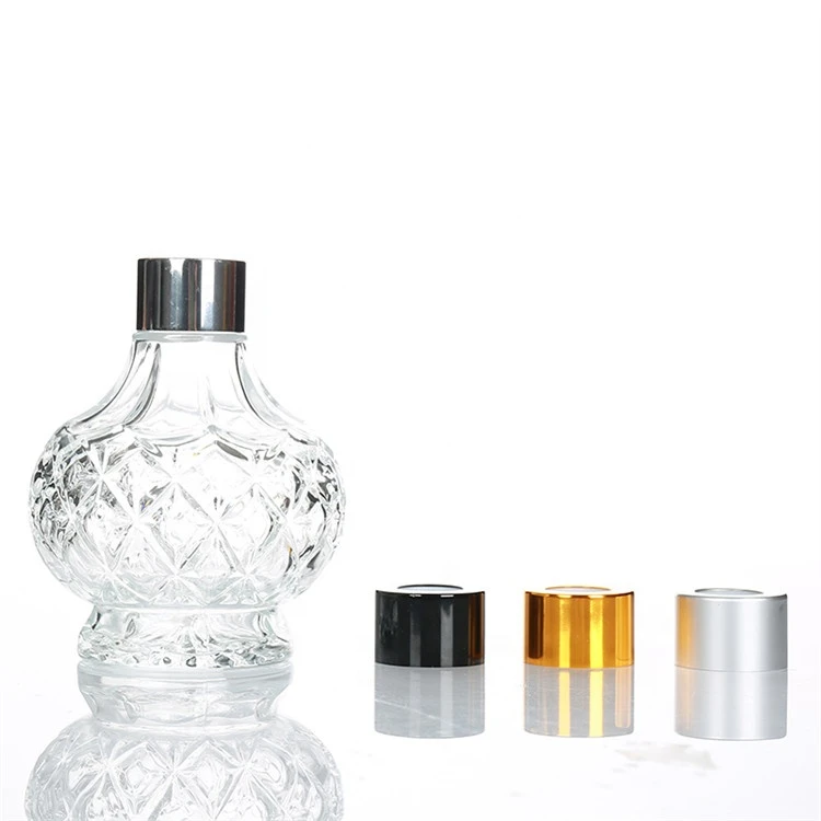 200ml Luxury round shape glass reed diffuser bottle wholesale