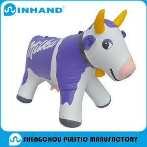 2016 advertising pvc inflatable dairy cattle,inflatable animal toys