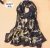 Import 2018 2019 latest women fashion silk scarf with chain pattern from China