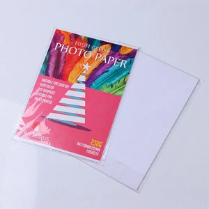 2018 230gsm 4r high quality inkjet wholesale luminous photo paper