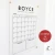 Import 2018 Family Name Personalized Custom Dry Erase Acrylic Wall Calendar from China