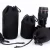Import 2018 New arrival high quality black thicken neoprene video camera lens bag case portable camera lens storage bags wholesale from China