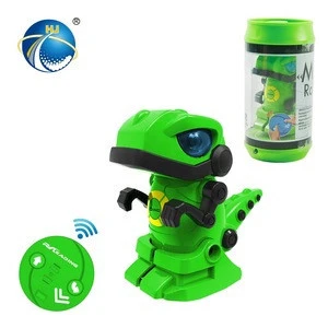 2019 Best Gift For Kids Lovely Infrared Remote Control Intelligent Robot 2CH Mini RC Robot Toys With LED Lights