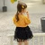 2019 Factory Whole Sale Embroidery Stars Three Layers Tutu Skirt for Baby Girls Kids Tulle Skirts with 100% Cotton Lining