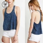 2019 Summer Women Fashion Tank Top Knotted Racerback Tank
