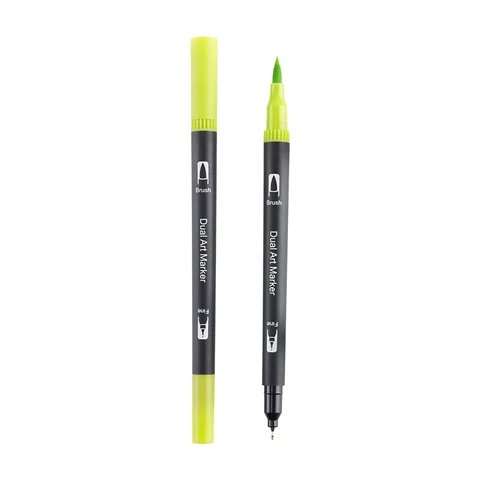 2020 Artist Watercolor Brush Pen, 60 Vibrant colors with Flexible Brush Tip Art Marker Pen Set