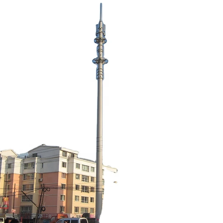 2020 Best Selling Galvanized Communication Telecom Mobile Towers With Decoration