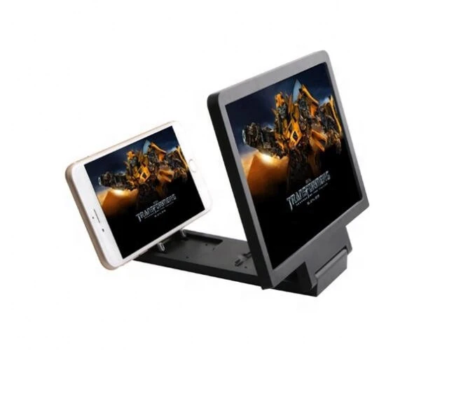 2020 new 3D radiation protection mobile phone magnifying screen / mobile phone screen amplifier / mobile phone bracket folding