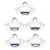 Import 2020 new anti-splash isolation clear face shields plastic face mask clear shield from China