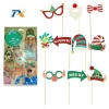 2020 new design Christmas New Year Happy Festival party supplies set photo booth props