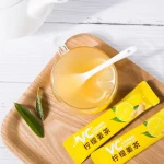 2020 New Instant Solid Drink Lemon Ginger Tea Granules Crystals