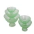 Import 2020 new style glass fruit bowl set glass bowl with lid glass container keep fresh bowls from China