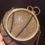 2021 hot fashion bling basketball women hand bags diamond bags women handbags ladies