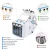 Import 2021 professional 6 in 1 hidrofacial facial dermoabrasion microcurrent crystal hydra peeling microdermabrasion machine from China