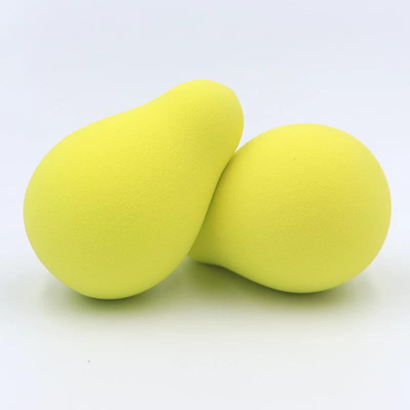 2022 New Style Cosmetic Tool Avocado Green Ultra Soft Beauty Airy Sponge Makeup Blender Gift Set Powder Puff