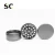 Import 2022 NON STICK Ceramic herb grinder 63mm 2.5" inch 4-Piece grinder smoking accessories wholesale Smoking Pipe Herb Grinders from China