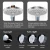 Import 2022 Shower Heads High Pressure with Spray 4 Functions Handheld Shower Head Easy to Install Chrome Finish from China