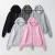 Import 2023 autumn sweet cool little devil ears hoodie lazy big version loose women cardigan coat from China