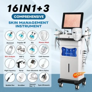 2024 Professional 14 In 1 Aqua Peeling Machine Hydra Oxygen Facial Diamond Dermabrasion Machine Hydro Facials Machine