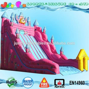 20ft fantasy giant theme giant inflatable slide for kids