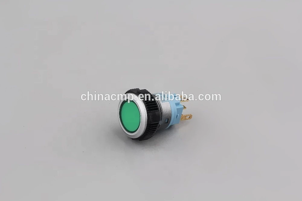 22mm Power Light Push Button Switch With Ring LED Illuminated