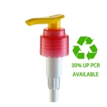 24-410 Plastic Lotion Pump Ribbed Liquid Shampoo Lotion Pump