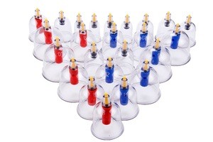 24 cups set Medical Magnetic Vacuum Therapy Cups Cupping Massage Suction Cups Traditional Chinese Medicine Equipment