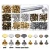 Import 240 sets of 6mm 8mm double-sided rivet Installation tool sets for impact rivets metal studs DIY buttons tool kit from China