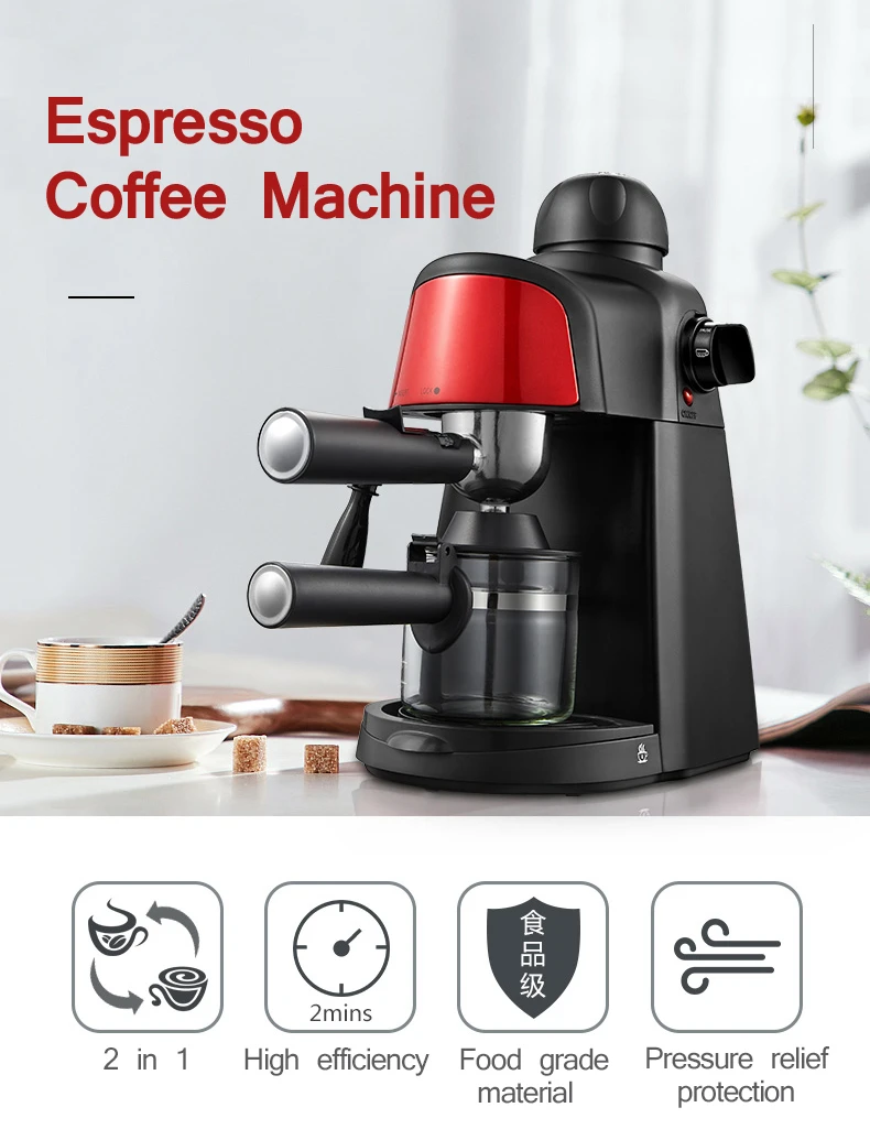 240ml /5bar/800w water tank espresso coffee machine