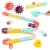 Import 24/44PCS DIY Slide Waterfall Track Stick with Suction Cup and Wheels Water Ball Kids Bath Toys Set from China