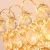 Import 24k gold plated beautiful crystal indoor hanging lights for living room or hotel hall DH882-42 from China