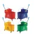 Import 24L Janitor cart big capacity plastic double mop bucket with wringer from China