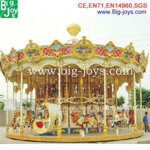 24seats amusement park large carousel horse for sale