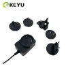 24W 12V2A wall mounted Interchangeable Pins Power Adapter