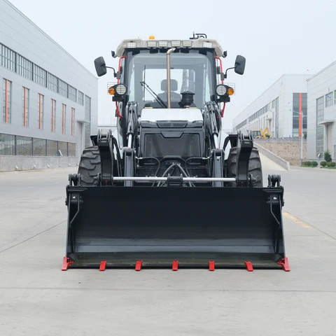 Buy 2.5 Ton 4 In 1 Bucket Backhoe Excavator Loader Diesel 4x4 Excavator ...
