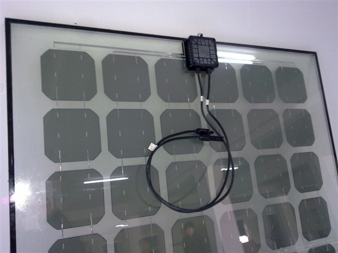 Buy 25% Transparent Solar Panel Mono Photovoltaic Bipv Double Glass ...