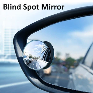 2pcs/pack Car Blind Spot Mirror Auto Safe Driving HD Frameless Convex Car Rear View Side Mirror Blind Spot Mirrors 5cm Diameter