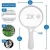 Import 2X/4X/10X lens combination design hand held magnifier magnifying glass with light from China