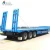 Import 3 axles 50-60tons truck towing lowbed gooseneck drop deck concave beam lowboy semi trailer for sale (2 axle 25ton optional) from China