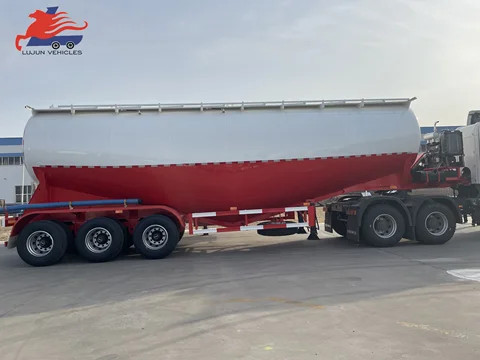 Buy 3 Axles 60cbm Cement Tanker Trailer Bulk Cement Tank Trailers Dry ...