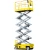 Import 300kg 6m 8m 10m 11.8m aerial scissor type work platform self driving electric scissor lift from China