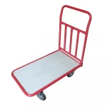 300kgs Hand Push Platform Cart Hand Moving Pallet Trolley